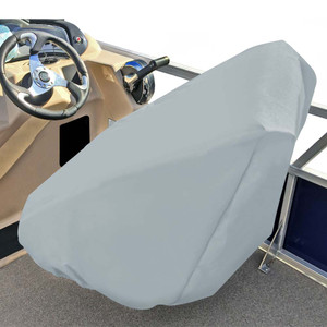 Carver Poly-Flex II Captain's Chair Cover - Fits up to 32″H x 26″W x 25″D - Grey Carver Poly-Flex II Captain's Chair Cover - Fits up to 32″H x 26″W x 25″D - Grey