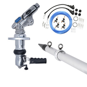 Tigress XD Crank Top Mount System - 18' - Silver Outriggers Pro Series Double Rigging Kit Tigress XD Crank Top Mount System - 18' - Silver Outriggers Pro Series Double Rigging Kit