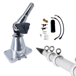 Tigress XD Bay Series Top Mount System - 15' - Aluminum Silver Outriggers Deluxe Rigging Kit Tigress XD Bay Series Top Mount System - 15' - Aluminum Silver Outriggers Deluxe Rigging Kit