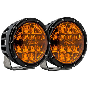 RIGID Industries 360 Series 6" Spot w/Amber Pro Lens - Pair RIGID Industries 360 Series 6" Spot w/Amber Pro Lens - Pair