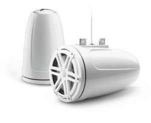 JL Audio M3 7.7in Enclosed Tower Speakers White Sport Grille JL Audio M3 7.7in Enclosed Tower Speakers White Sport Grille
