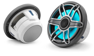 JL Audio M6 7.7in Coaxial Speakers Titanium Sport Grille with RGB LED JL Audio M6 7.7in Coaxial Speakers Titanium Sport Grille with RGB LED