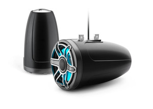 JL Audio M6 8.8in Enclosed Tower Speakers Titanium Sport Grill with RGB LED JL Audio M6 8.8in Enclosed Tower Speakers Titanium Sport Grill with RGB LED