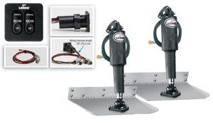 Lenco 9inx12in Standard Mount Trim tab Kit 12v Standard Integrated Switch Lenco 9inx12in Standard Mount Trim tab Kit 12v Standard Integrated Switch