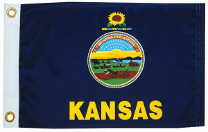 Lippert Components Inc Kansas Flag 12X18 2020109239 Lippert Components Inc Kansas Flag 12X18 2020109239