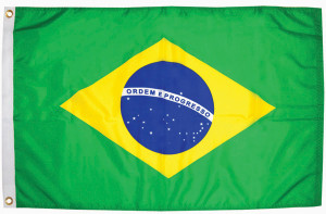 Lippert Components Inc Brazil  Flag 12X18 2020109277 Lippert Components Inc Brazil  Flag 12X18 2020109277