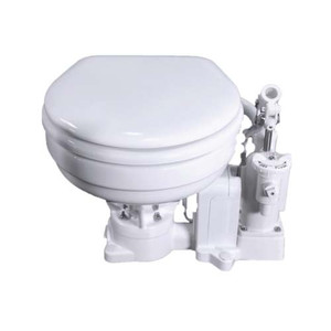 Raritan PH PowerFlush Manual Toilet Marine Size Bowl 12v Raritan PH PowerFlush Manual Toilet Marine Size Bowl 12v