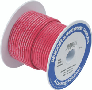 Marinco/Ancor Marine 100' Red #12 Primary Wire 106810 Marinco/Ancor Marine 100' Red #12 Primary Wire 106810