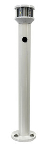 Seaview 24in White Light Post With LTBLED12C5 Nav Light