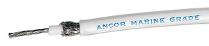 Ancor RG8X 500FT Spool Tinned Copper, White Ancor RG8X 500FT Spool Tinned Copper, White