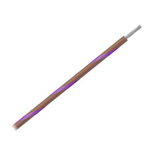 Pacer 16 AWG Gauge Striped Marine Wire 500' Spool - Brown w/Violet Stripe Pacer 16 AWG Gauge Striped Marine Wire 500' Spool - Brown w/Violet Stripe
