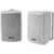 Fusion 4" Compact Marine Box Speakers - (Pair) White