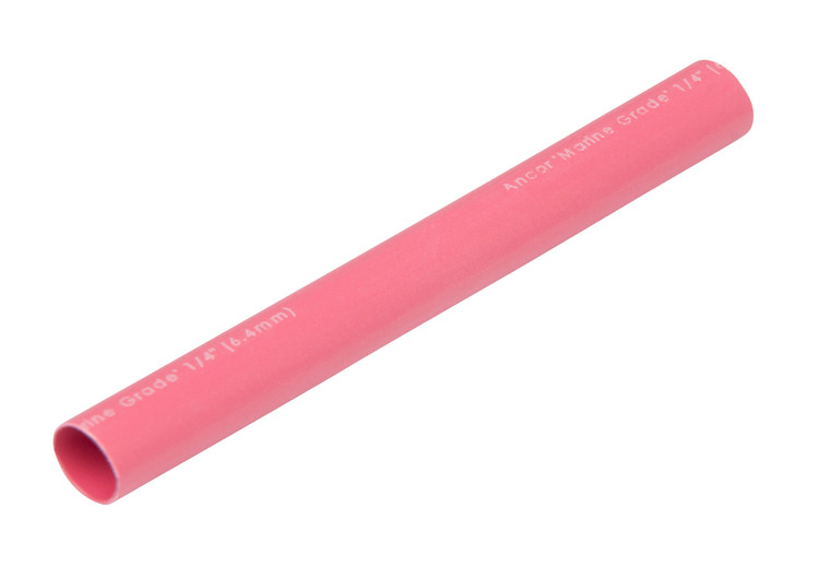 Ancor 1/4in x 48in Red Heat Shrink Tubing