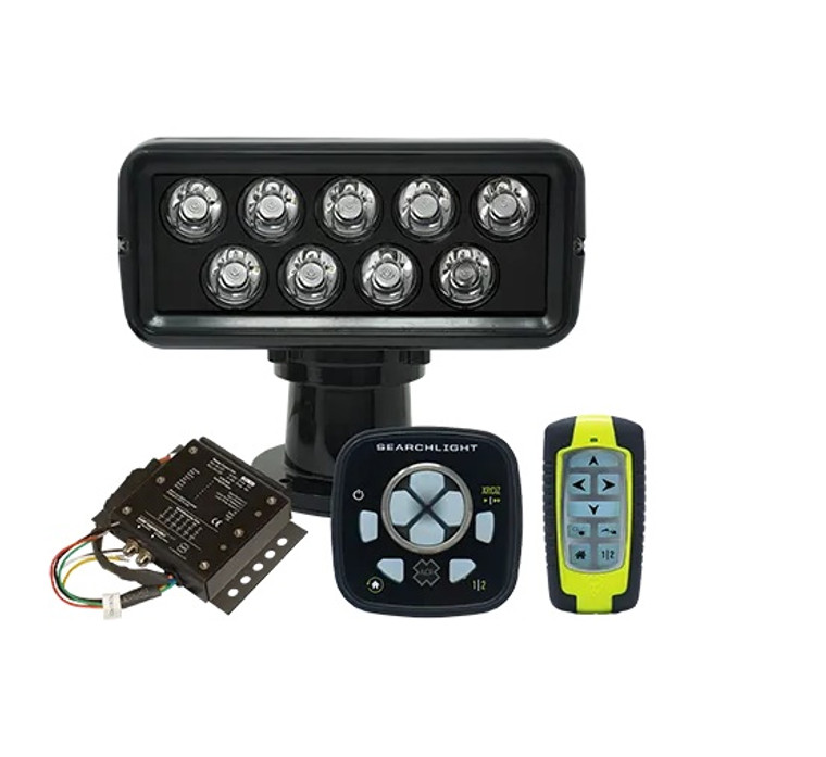 ACR RCL100 LED Searchlight Wired and Wireless Controls Black Housing 12/24vDC