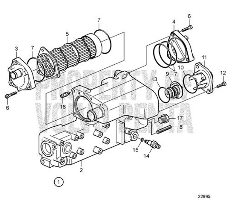 Volvo Penta O-Ring 3842016 Volvo Penta O-Ring 3842016