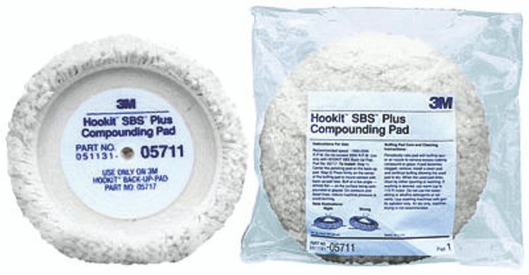3M Center Hookit "Sbs" Compounding Pad 7100145244 3M Center Hookit "Sbs" Compounding Pad 7100145244