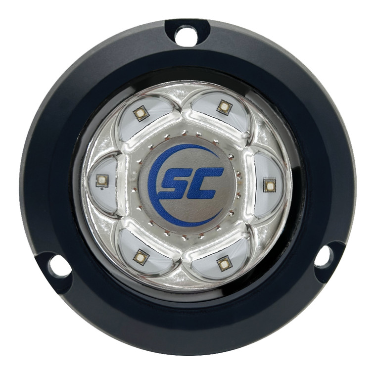 Shadow Caster SC2 Underwater LED Light Bimini Blue 12v Composite Surface Mount