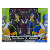 Power Rangers X Teenage Mutant Ninja Turtles Lightning Collection Donatello Black and Leonardo Blue Figure 2pk TMNT