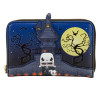 Pop By Loungefly Disney Nbc Jack Skellington House Zip Around Wallet