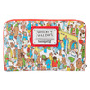 Loungefly Where's Waldo AOP Zip Around Wallet