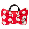 Loungefly Disney Minnie Rocks The Dots Figural Bow Cross Body Bag