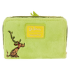 Loungefly Dr Seuss Plush Grinch Glow Cosplay Zip Around Wallet