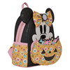 Loungefly Minnie Mouse Cosplay Floral Pumpkin Glow Mini Backpack