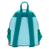 Phineas and Ferb faux leather mini backpack with Perry the Platypus applique pocket and interactive light-up details