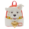 DC Comics Supergirl Krypto Cosplay Mini Backpack with faux fur Krypto design and Superman shield coin pouch