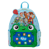 Disney Pixar Toy Story 5 Characters Mini Backpack featuring Woody, Buzz Lightyear, Jessie, Forky, and The Pond interactive-inspired design