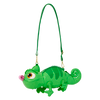 Loungefly Disney Tangled Pascal figural crossbody bag with extending tongue