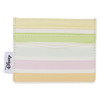 Loungefly Mickey & Friends Rainbow Stripes Card Holder featuring six classic Disney characters in a pastel design.