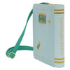 Loungefly Disney Princess Tiana Recipe Book Crossbody Bag featuring Tiana and Tiana's Family Recipes gold lettering
