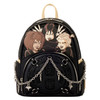 Thorn, Dusk and Luna bring their gothic rock style to this black Loungefly Scooby-Doo Hex Girls Mini Backpack with web and chain detailing.