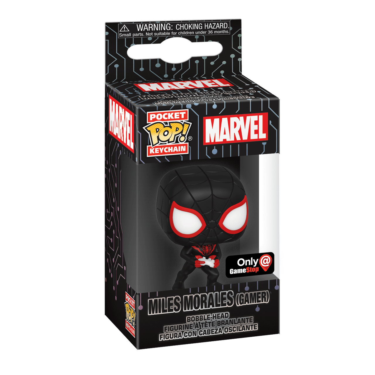 Pop Marvel Miles Morales Exclusive Keychain Gamer Comic Spot