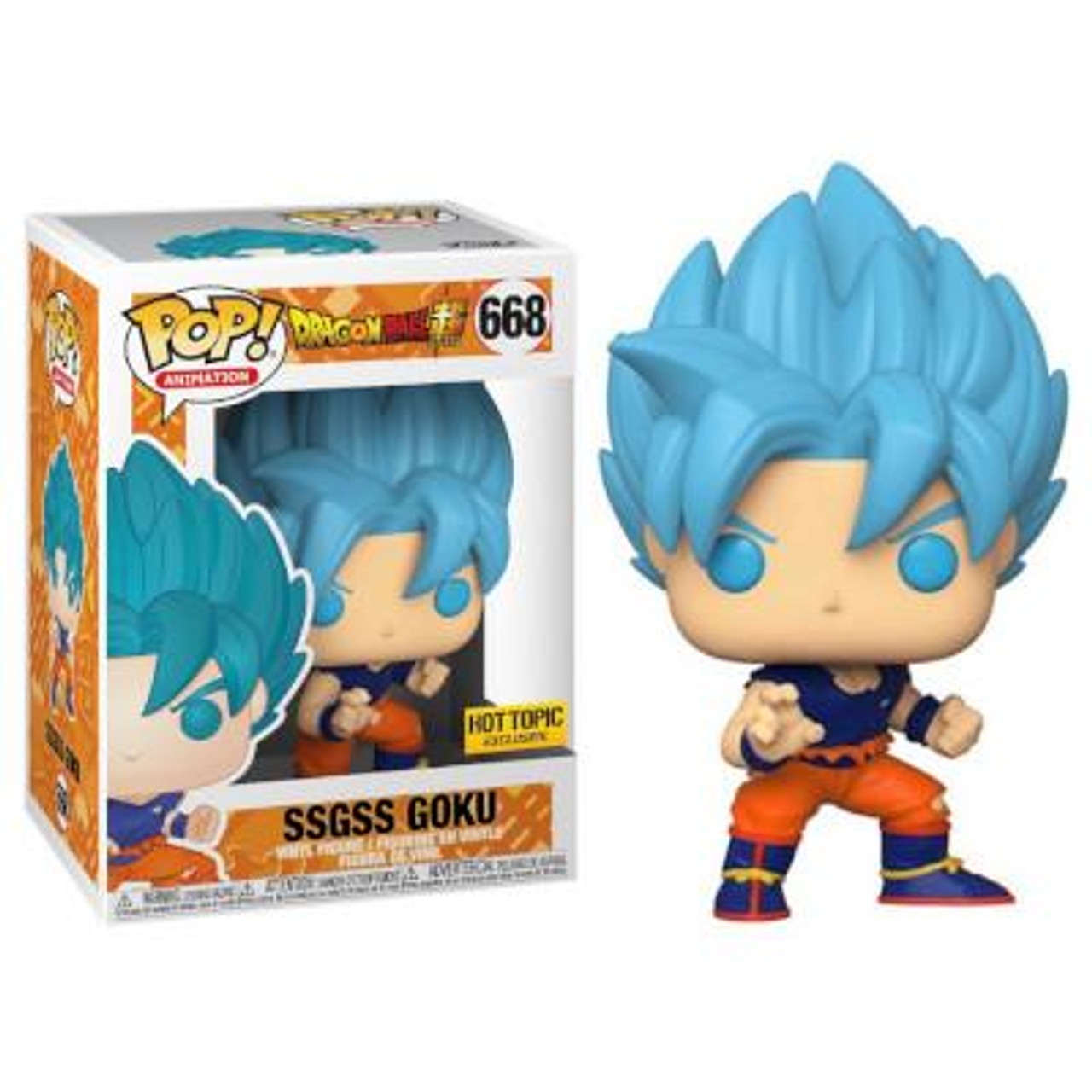 Pop Dragon Ball Super Ssgss Goku Hot Topic Comic Spot