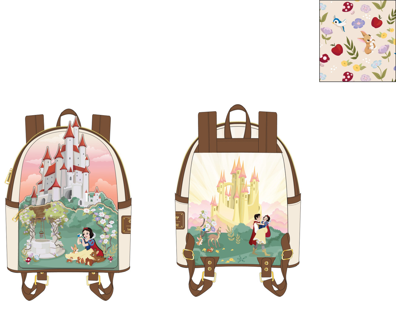 Buy Loungefly x Disney Beauty and the Beast Princess Castle Series