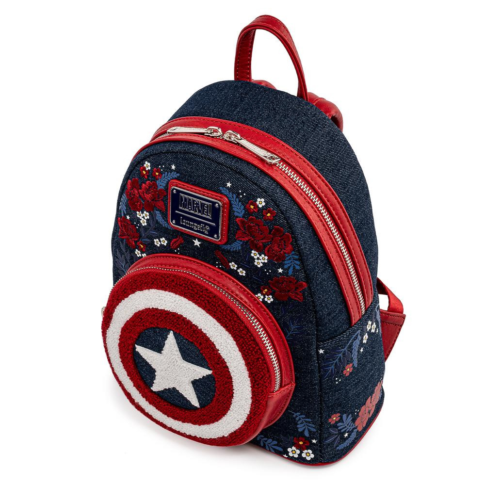 loungefly captain america mini backpack