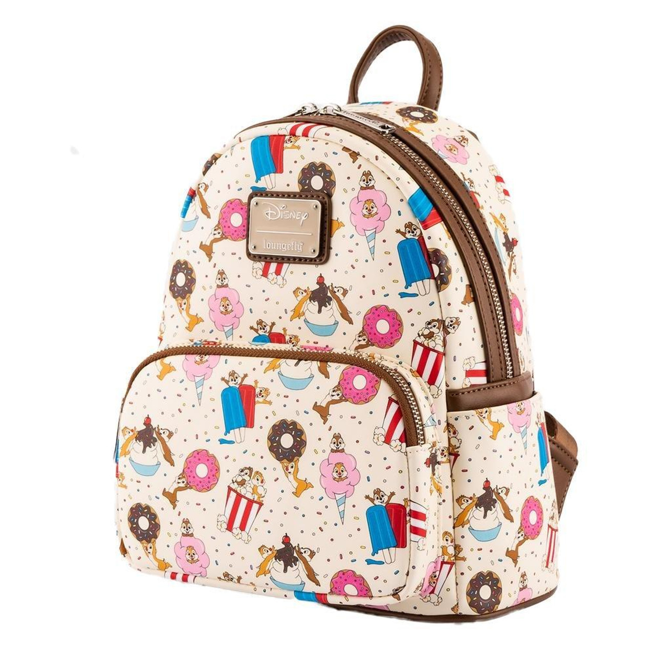 Loungefly Disney Chip And Dale Snackies Aop Mini Backpack - Comic Spot