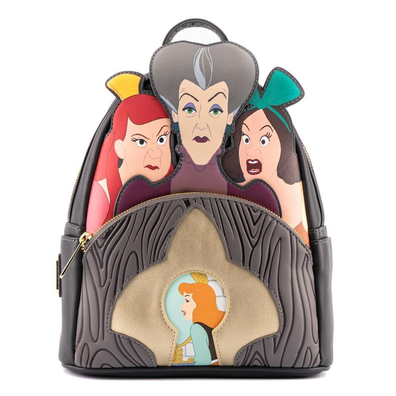 Loungefly Disney Villains Scene Evil Stepmother And Step Sisters Mini  Backpack