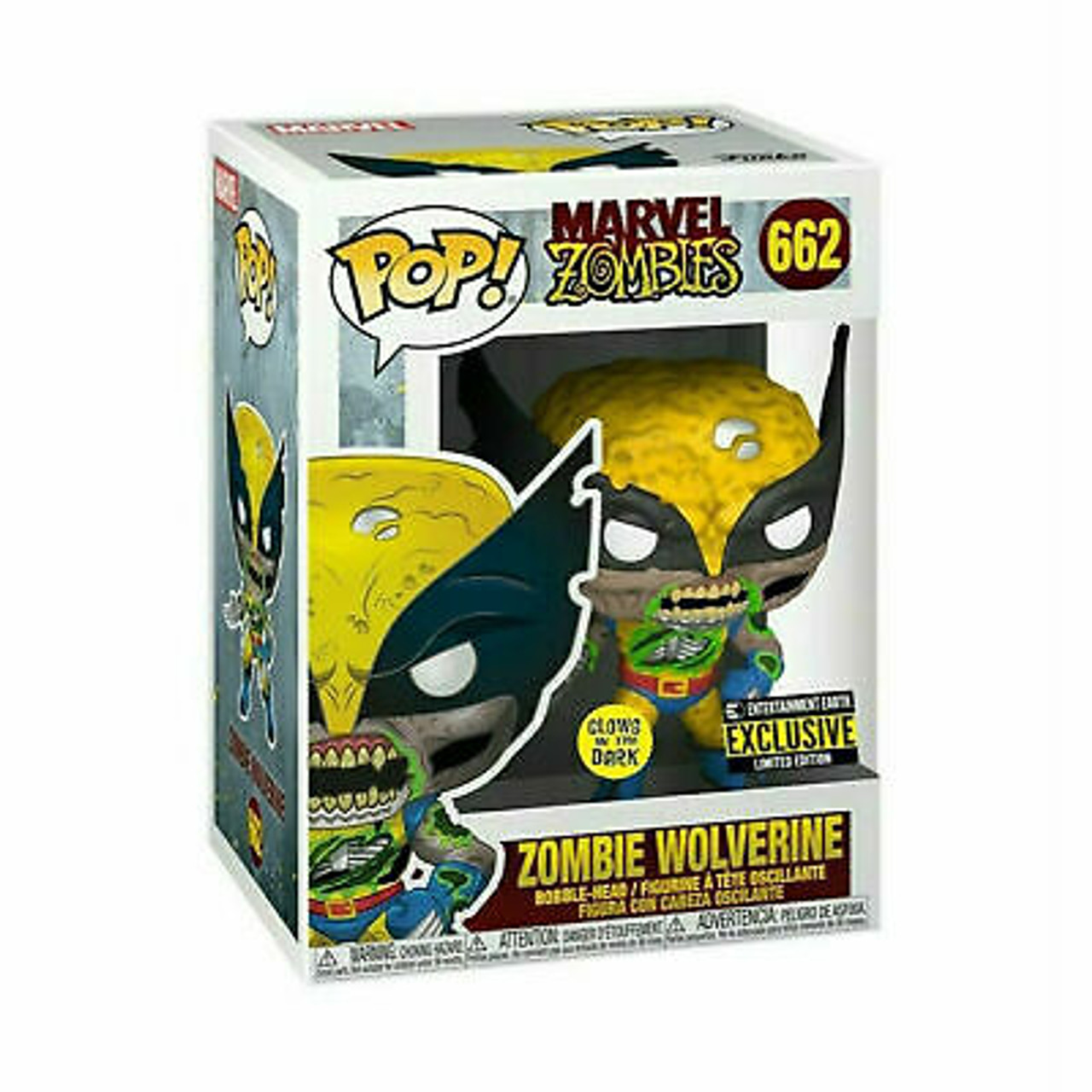 glow in the dark zombie wolverine