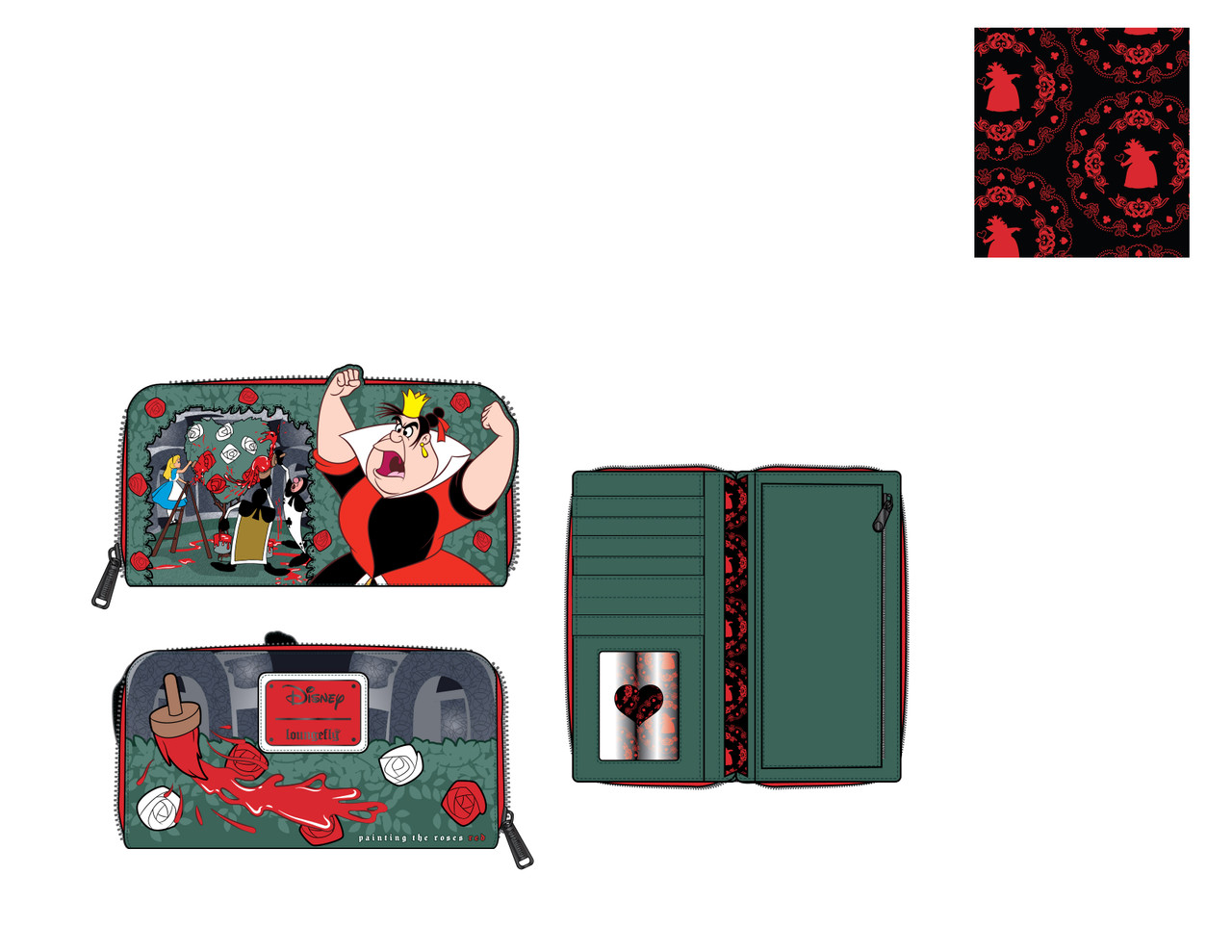 Loungefly Disney Villains Tech Wallet