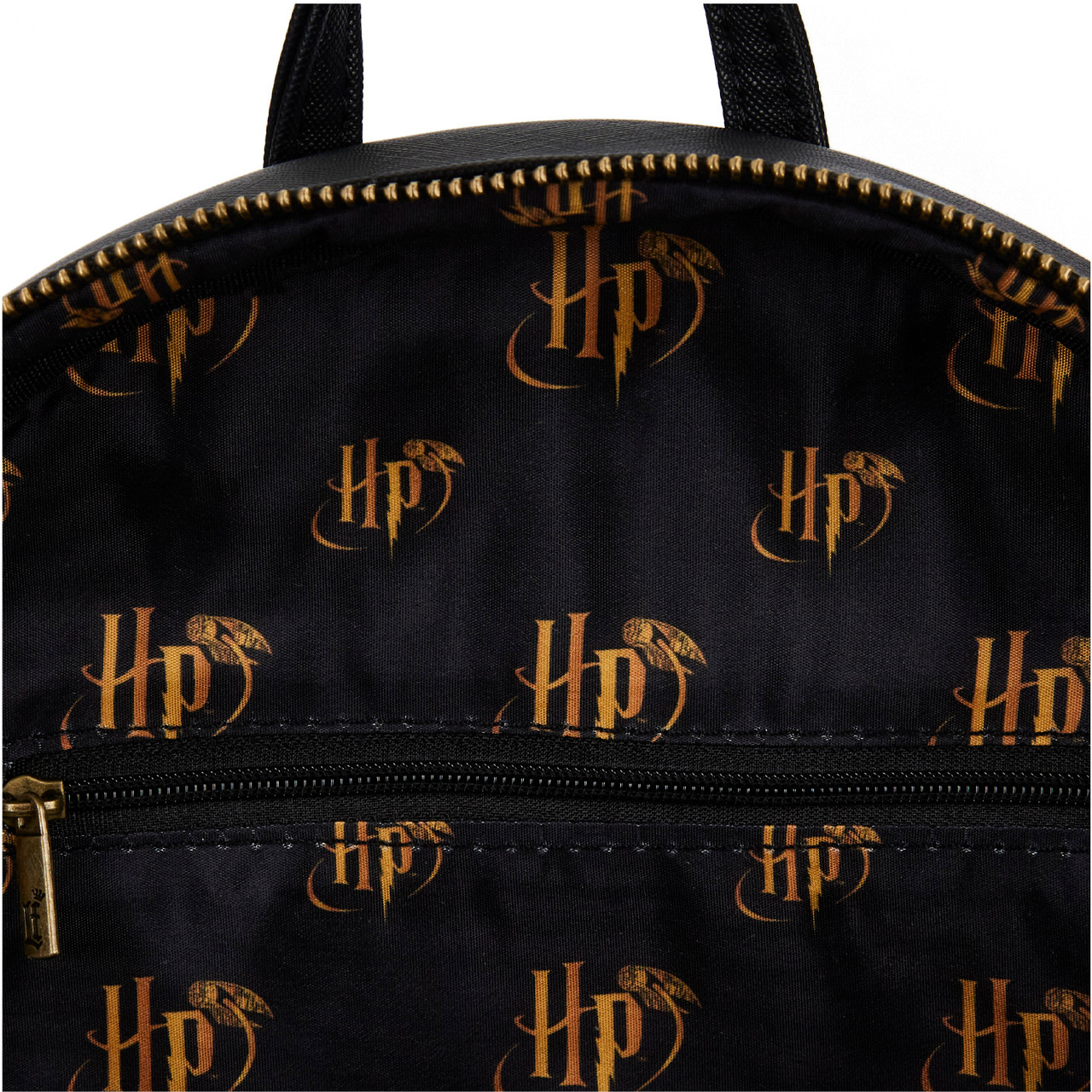 Loungefly Harry Potter Trilogy Triple Pocket Mini Backpack Loungefly Harry Potter Trilogy Triple Pocket Mini Backpack