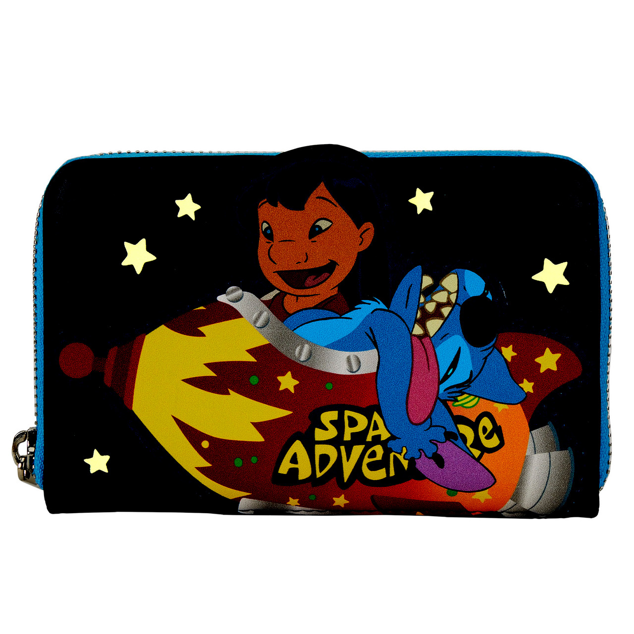 Loungefly Disney Lilo And Stitch Space Adventure Zip Around Wallet