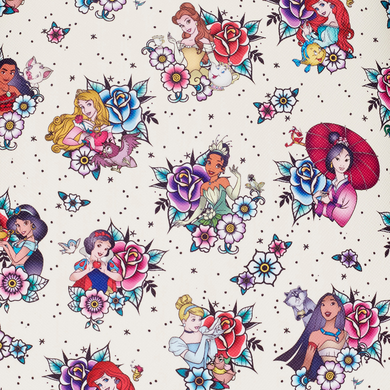 EXCLUSIVE DROP: Loungefly Disney Princesses Pastel Sketch AOP Mini Bac – LF  Lounge VIP