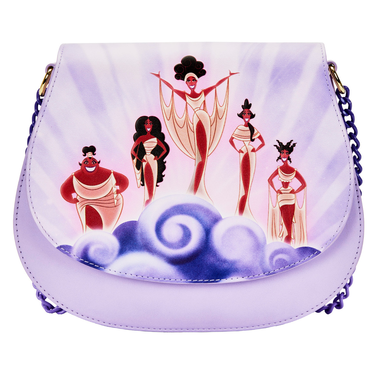 Loungefly Disney Hercules Muses Clouds Cross Body Bag  display picture 3