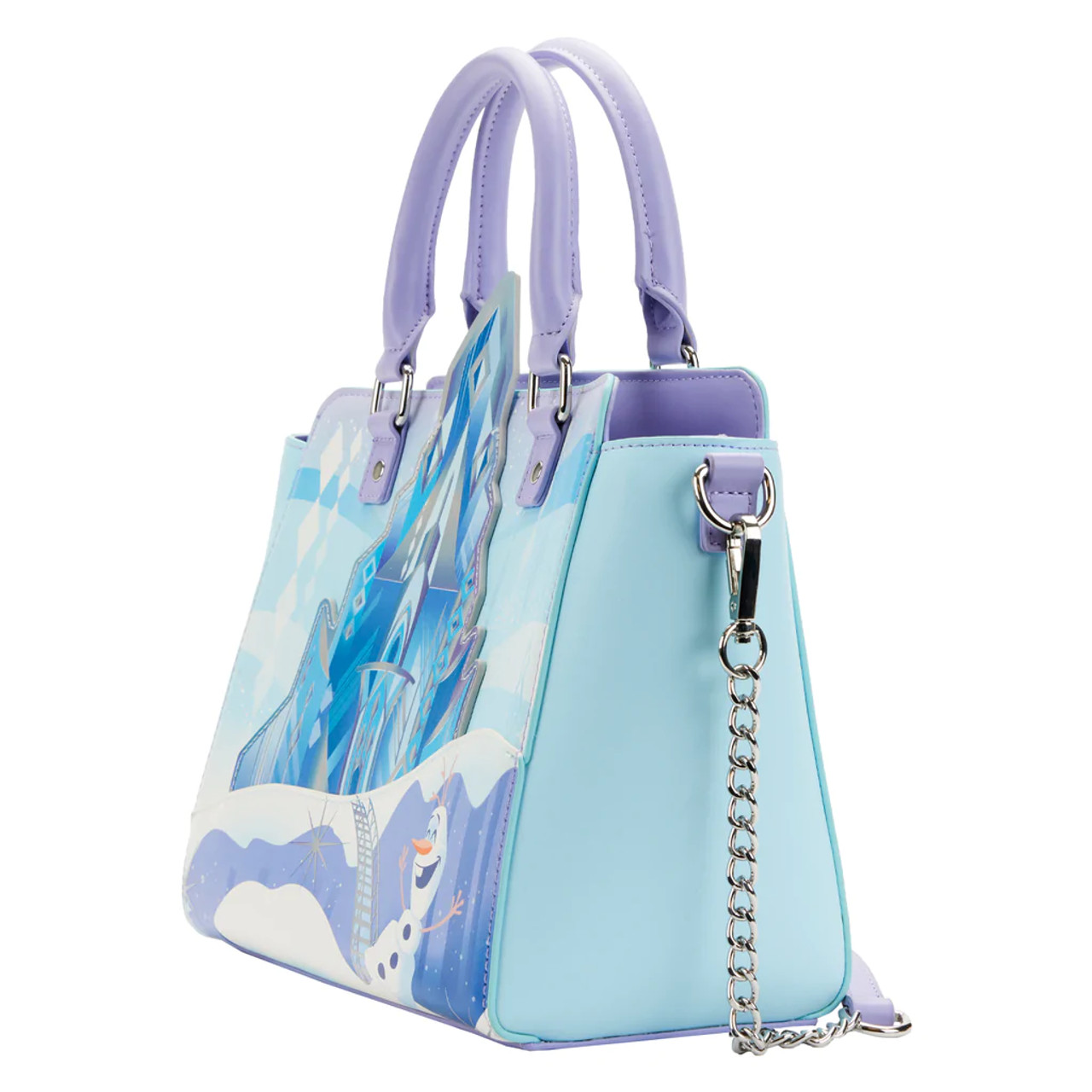 Disney Frozen Princess Castle Loungefly Crossbody Bag