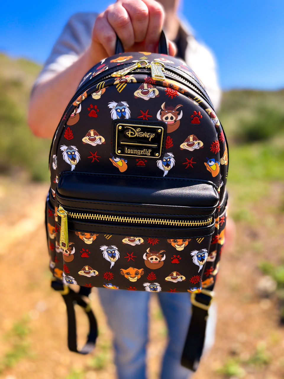 Exclusive Disney Villains Tattoo AOP Mini Backpack