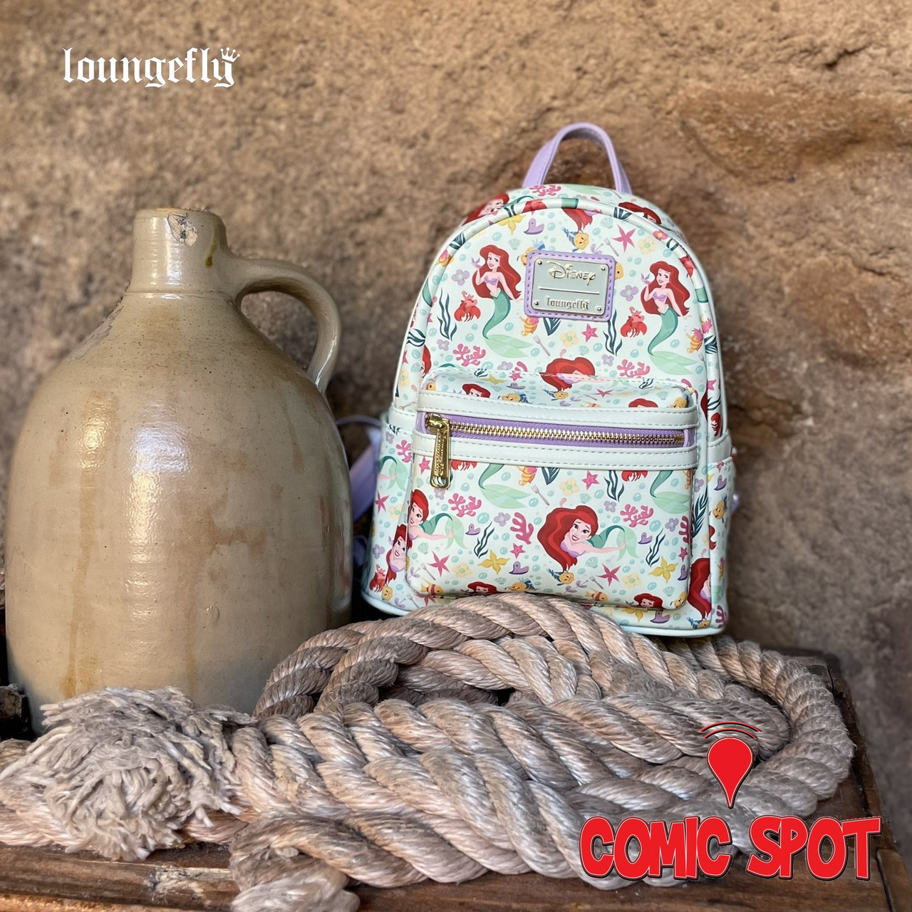 Loungefly Disney Little Mermaid AOP 