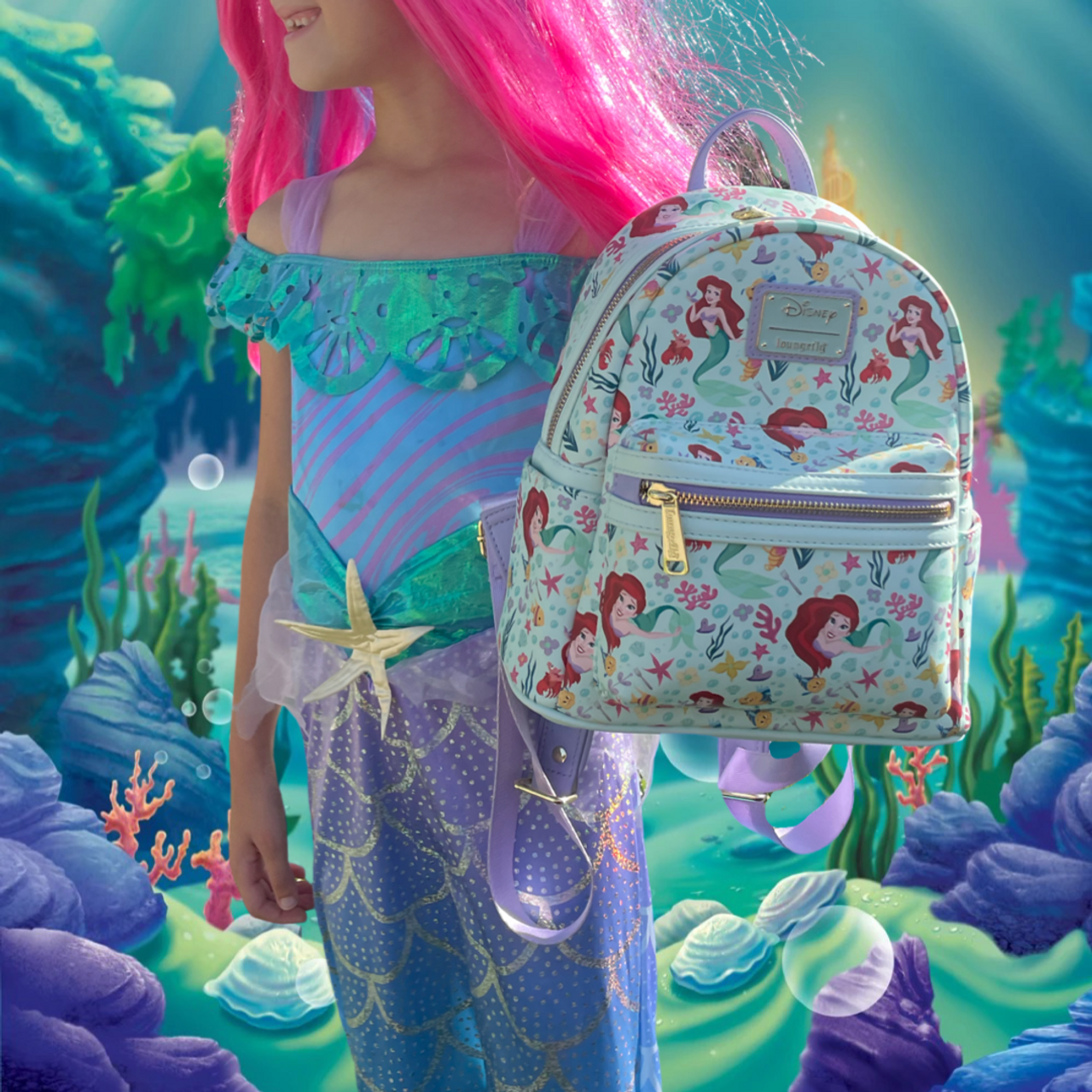 Loungefly Disney The Little Mermaid Princess Scenes Series Mini